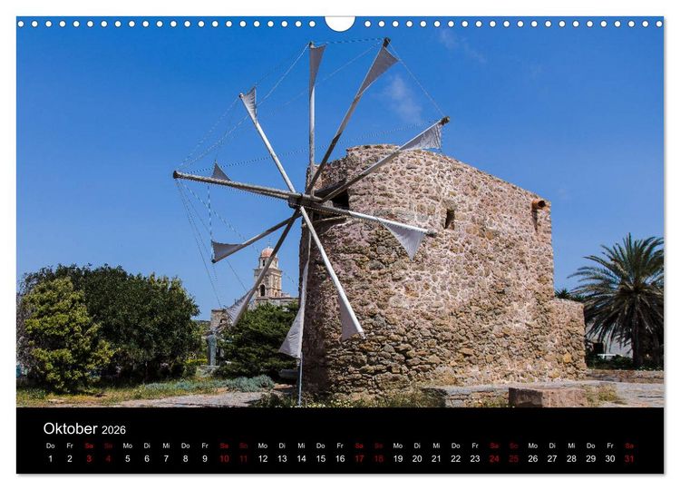 Produktbild: Reiseziele in Griechenland (Wandkalender 2026 DIN A3 quer), CALVENDO Monatskalender
