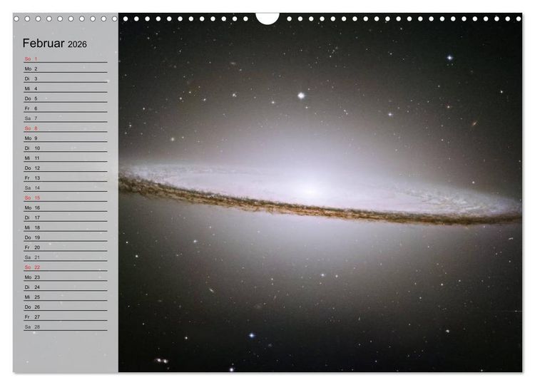 Produktbild: Der Weltraum. Spektakul&auml;re Gasnebel und Galaxien (Wandkalender 2026 DIN A3 quer), CALVENDO Monatskalender