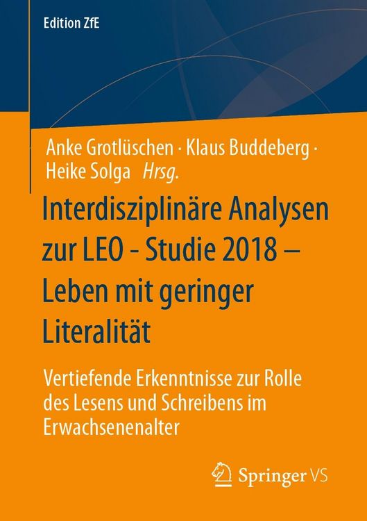 Produktbild: Interdisziplin&auml;re Analysen zur LEO - Studie 2018 - Leben mit geringer Literalit&auml;t