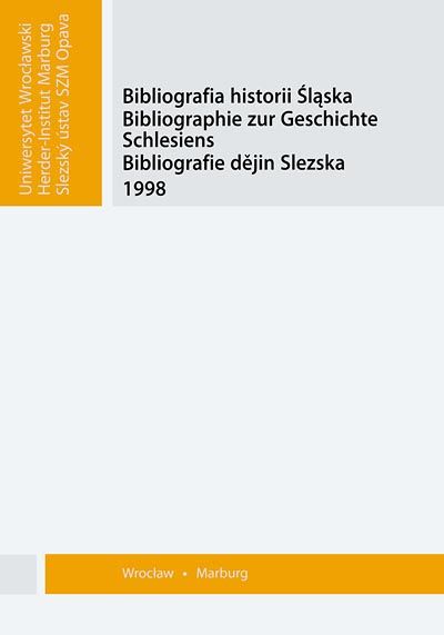 Produktbild: Bibliographie zur Geschichte Schlesiens 1998