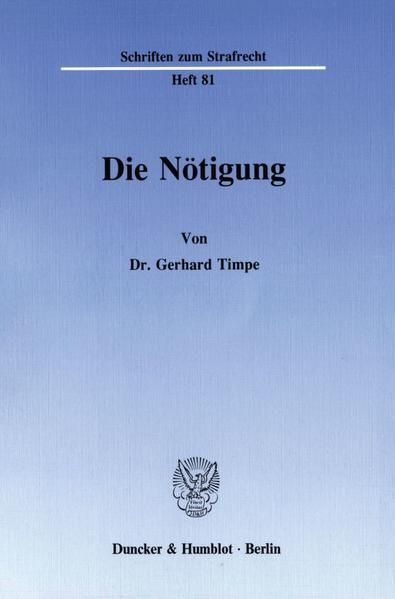 Produktbild: Die N&ouml;tigung.