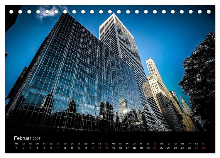 Produktbild: New York feeling (Tischkalender 2027 DIN A5 quer), CALVENDO Monatskalender