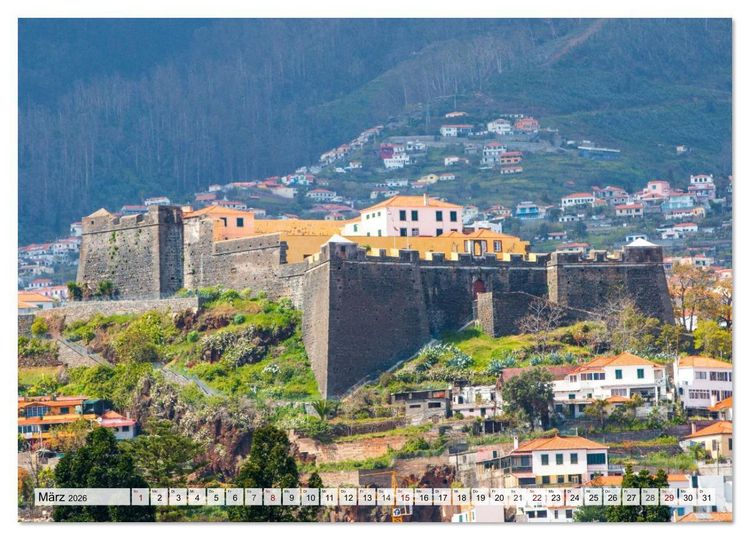 Produktbild: Funchal &ndash; Madeiras Seele am Atlantik (Wandkalender 2026 DIN A2 quer), CALVENDO Monatskalender