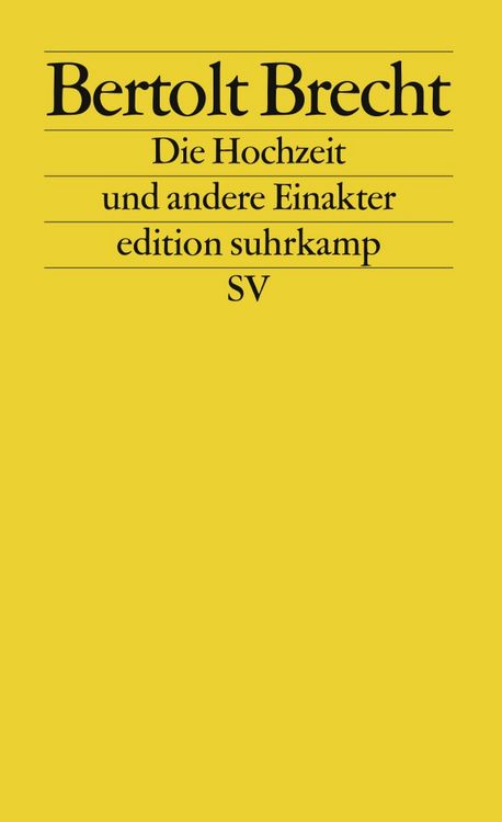 Produktbild: Die Hochzeit und andere Einakter