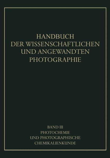 Produktbild: Photochemie und Photographische Chemikalienkunde