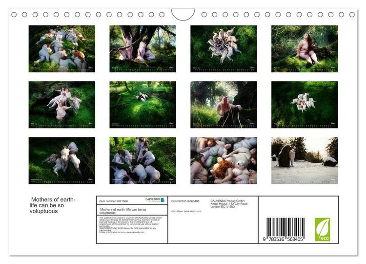 Produktbild: Mothers of earth- life can be so voluptuous (Wall Calendar 2026 DIN A4 landscape), CALVENDO 12 Month Wall Calendar