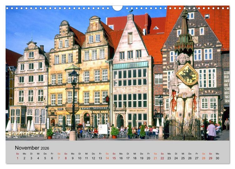 Produktbild: UNESCO Welterbest&auml;tten in Deutschland (Wandkalender 2026 DIN A3 quer), CALVENDO Monatskalender