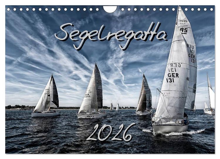Produktbild: Segelregatta (Wandkalender 2026 DIN A4 quer), CALVENDO Monatskalender