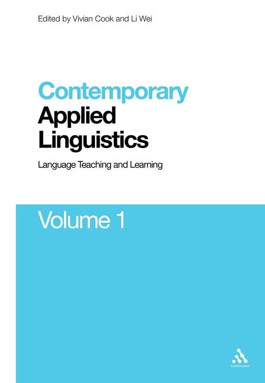 Produktbild: Contemporary Applied Linguistics Volume 1