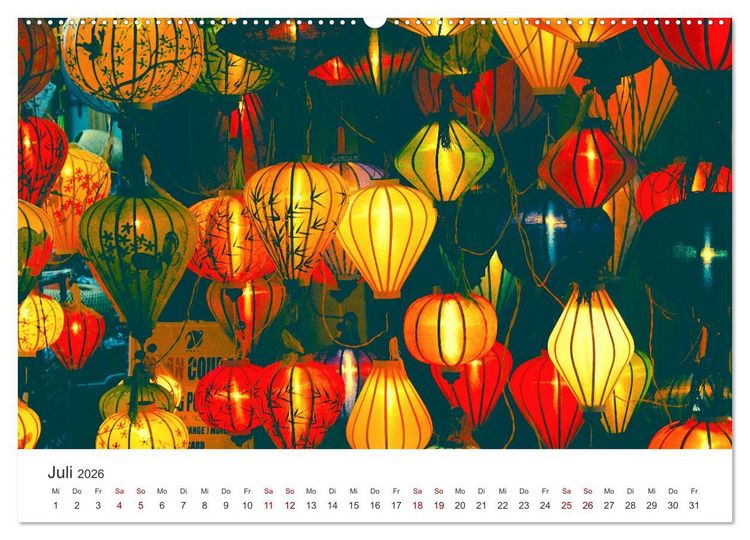 Produktbild: Vietnam - Das Land der Morgenr&ouml;te. (hochwertiger Premium Wandkalender 2026 DIN A2 quer), Kunstdruck in Hochglanz