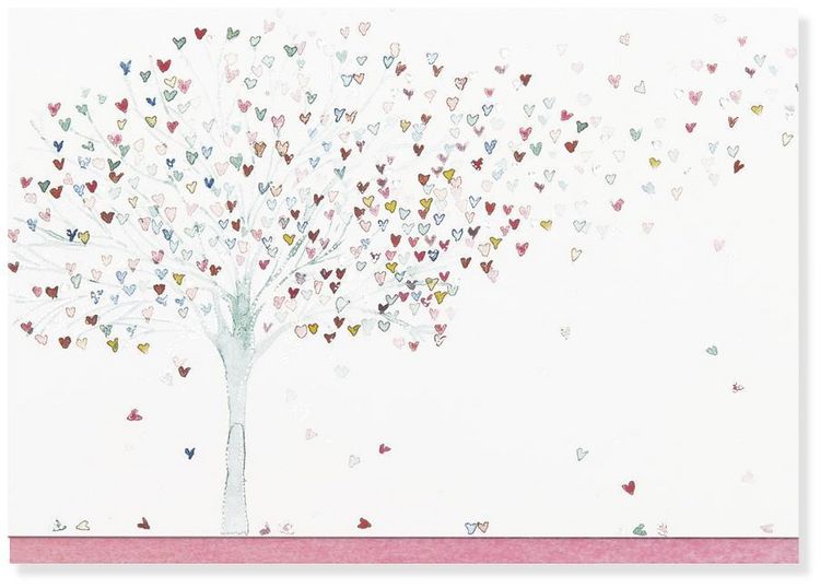 Produktbild: Tree Of Hearts Note Cards (sta