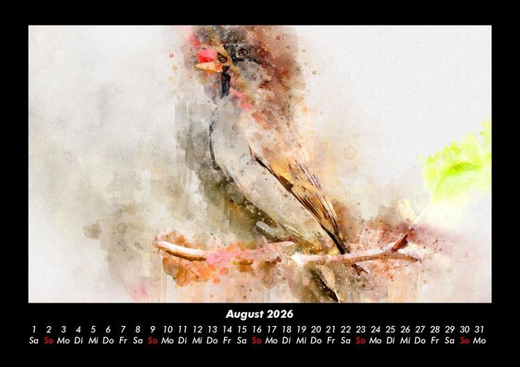 Produktbild: Kunstkalender 2026 Fotokalender DIN A3