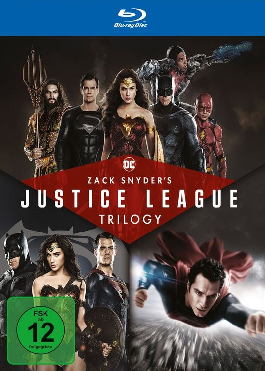 Produktbild: Zack Snyder's Justice League Trilogy [4 BRs]