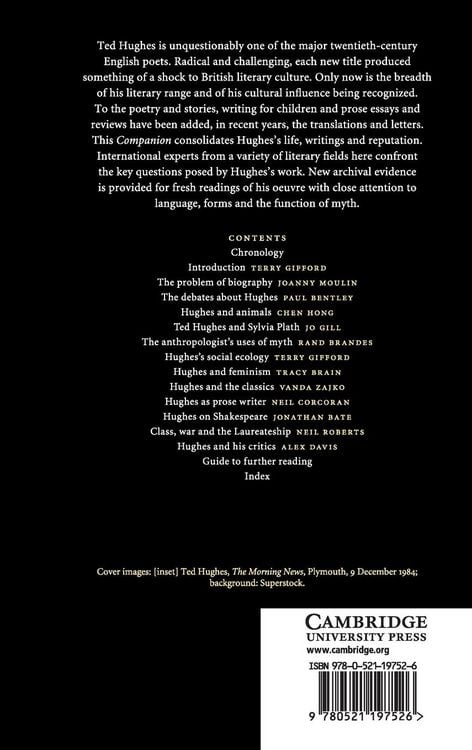 Produktbild: The Cambridge Companion to Ted Hughes