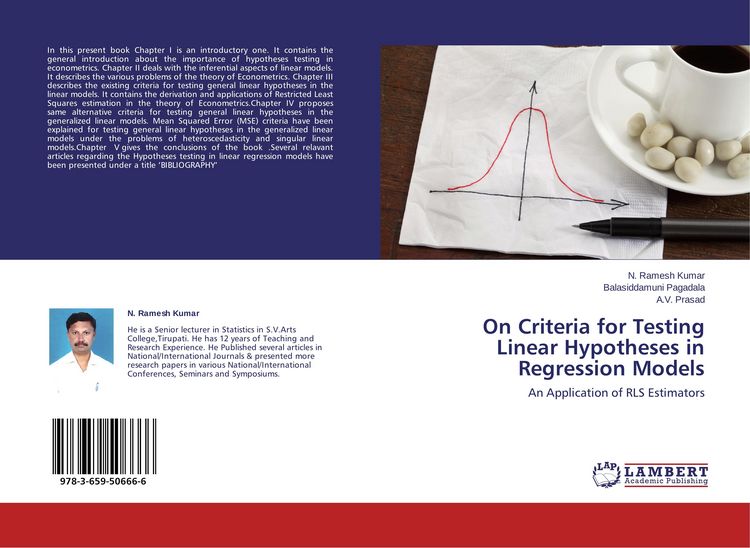 Produktbild: On Criteria for Testing Linear Hypotheses in Regression Models