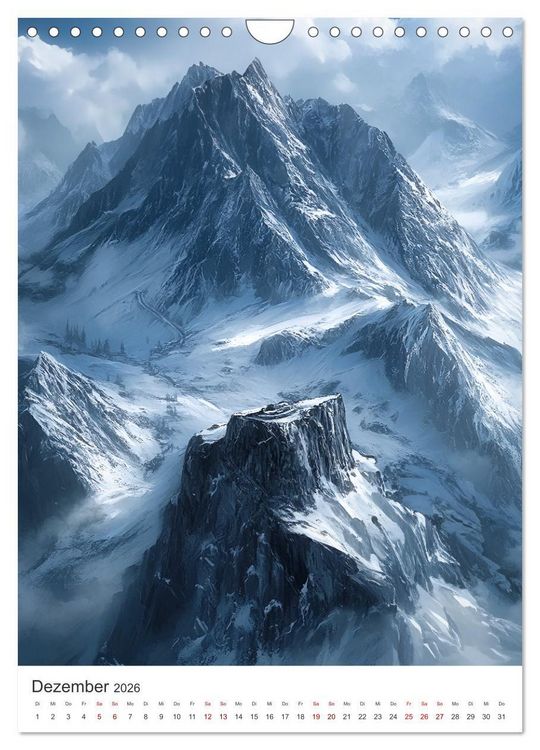 Produktbild: Midgard - Mythische Landschaften des Nordens (Wandkalender 2026 DIN A4 hoch), CALVENDO Monatskalender