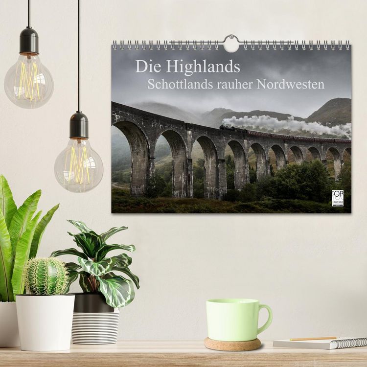 Produktbild: Die Highlands - Schottlands rauher Nordwesten (Wandkalender 2026 DIN A4 quer), CALVENDO Monatskalender