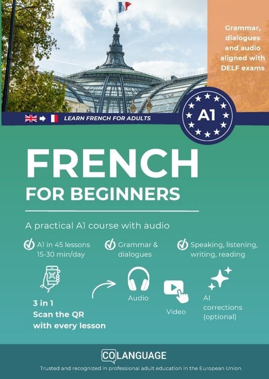 Produktbild: Learn French for beginners - A practical A1 course with audio
