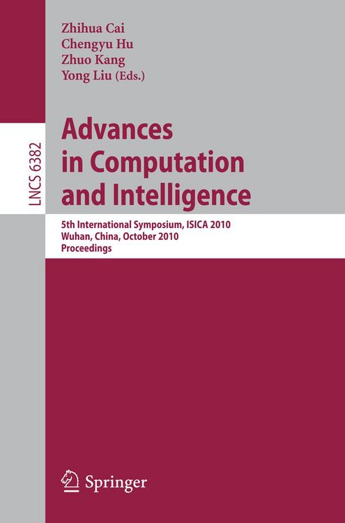 Produktbild: Advances in Computation and Intelligence