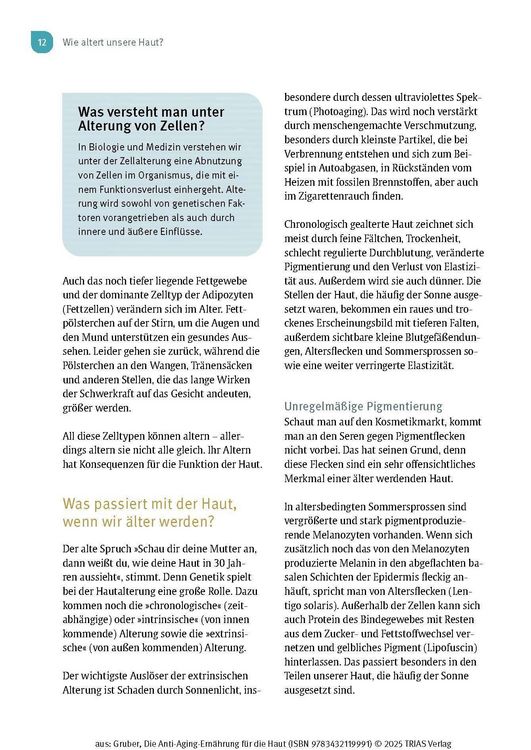 Produktbild: Die Anti-Aging-Ern&auml;hrung f&uuml;r die Haut