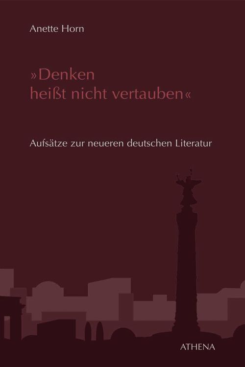 Bild vom Artikel "Denken heißt nicht vertauben" vom Autor Anette Horn