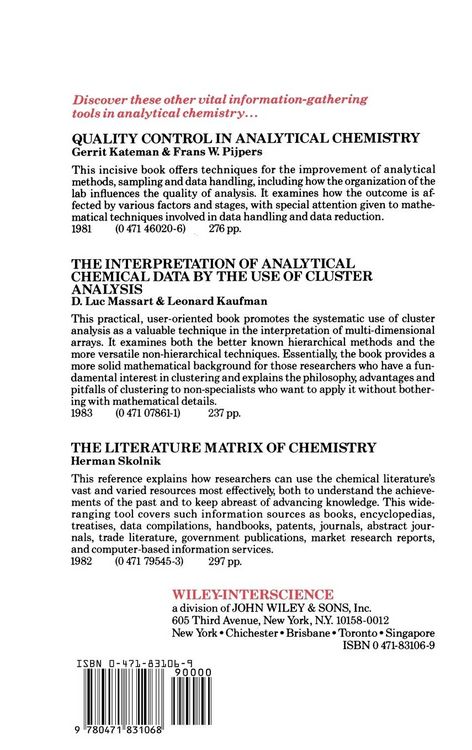 Produktbild: Chemometrics