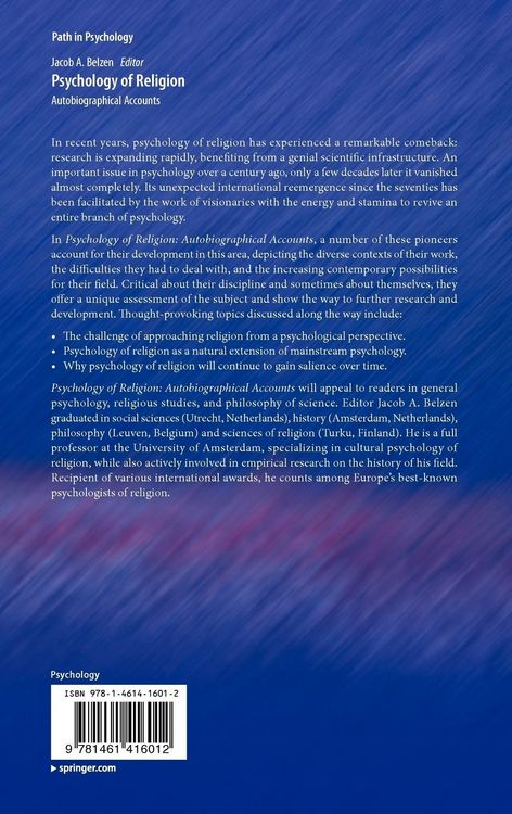 Produktbild: Psychology of Religion