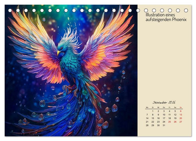 Produktbild: Vogelwelt, lustig, bunt und verspielt (Tischkalender 2026 DIN A5 quer), CALVENDO Monatskalender