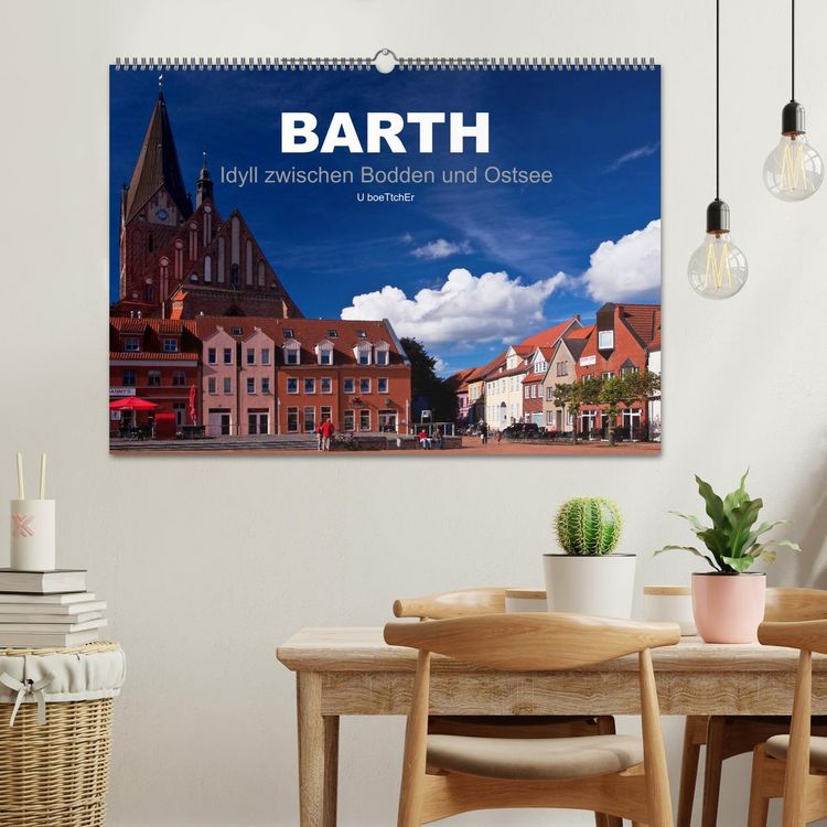 Produktbild: Barth - Idyll zwischen Bodden und Ostsee (Wandkalender 2026 DIN A2 quer), CALVENDO Monatskalender