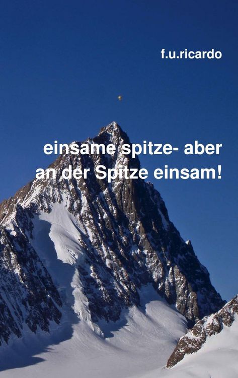 Produktbild: Einsame Spitze - aber an der Spitze einsam!