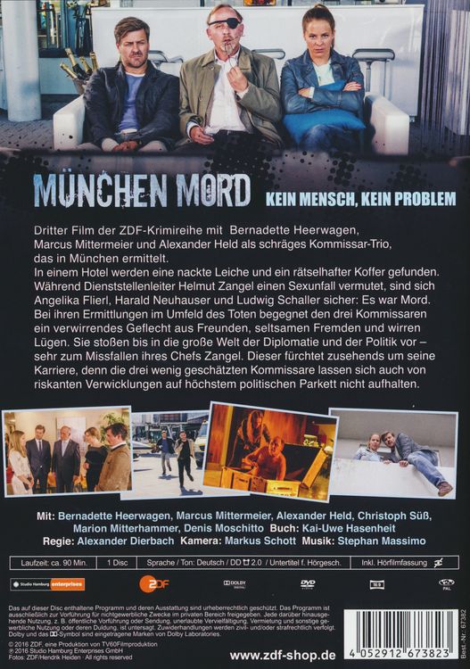 Produktbild: M&uuml;nchen Mord - Kein Mensch, kein Problem