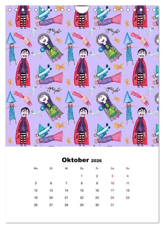 Produktbild: MUSTERMACKE (Wandkalender 2026 DIN A4 hoch), CALVENDO Monatskalender