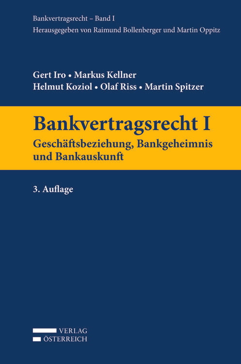 Produktbild: Bankvertragsrecht I