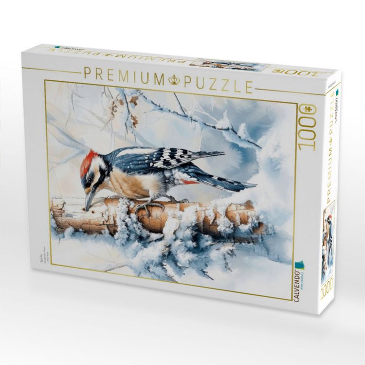 Produktbild: CALVENDO Puzzle Specht | 1000 Teile Lege-Gr&ouml;&szlig;e 64x48cm Foto-Puzzle f&uuml;r gl&uuml;ckliche Stunden