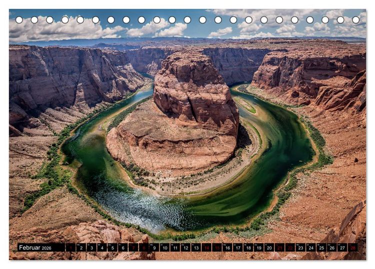 Produktbild: Go West. USA - Die Highlights des S&uuml;dwesten (Tischkalender 2026 DIN A5 quer), CALVENDO Monatskalender