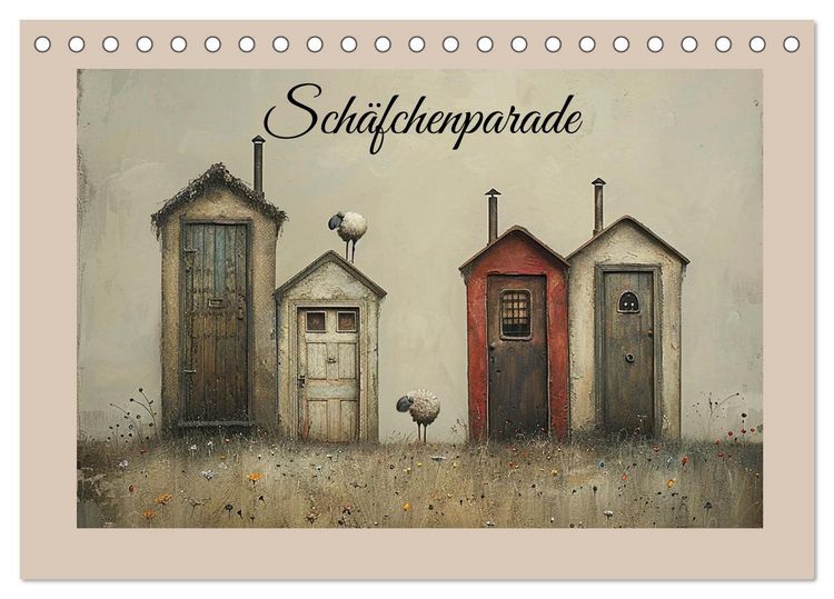 Produktbild: Sch&auml;fchenparade (Tischkalender 2026 DIN A5 quer), CALVENDO Monatskalender
