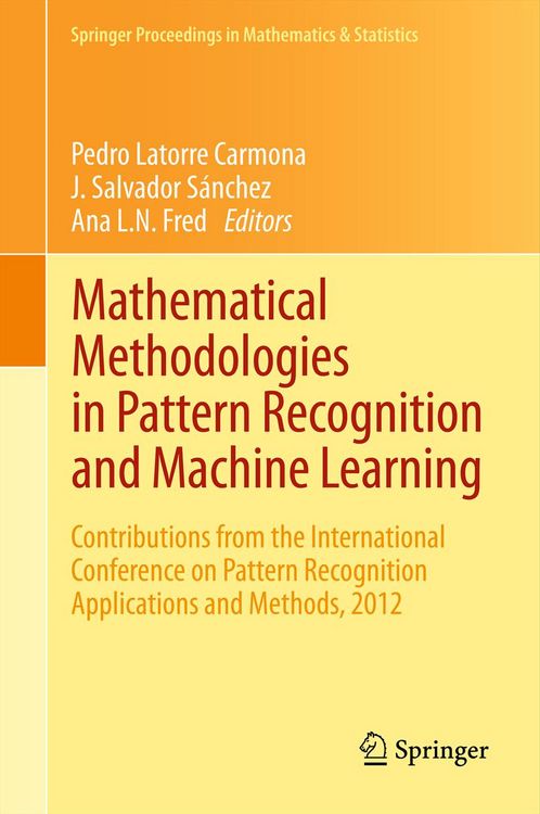 Produktbild: Mathematical Methodologies in Pattern Recognition and Machine Learning