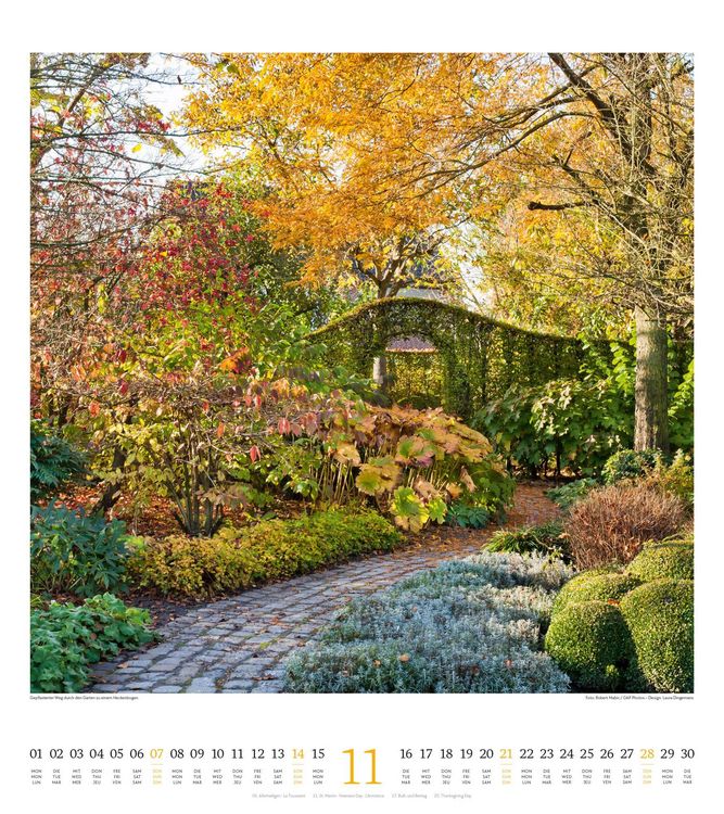 Produktbild: Paradiesische G&auml;rten Kalender 2027