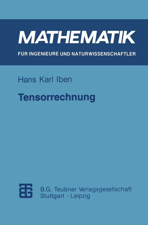 Produktbild: Tensorrechnung