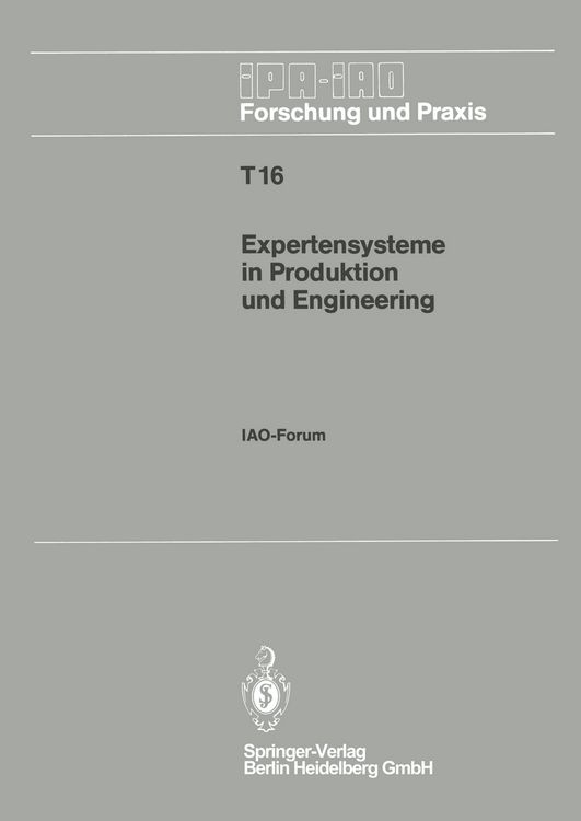 Produktbild: Expertensysteme in Produktion und Engineering