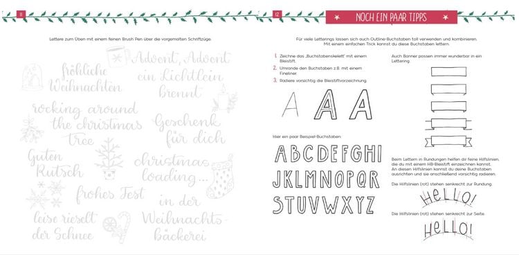Produktbild: Der Handlettering-Adventskalender - Cut & Go
