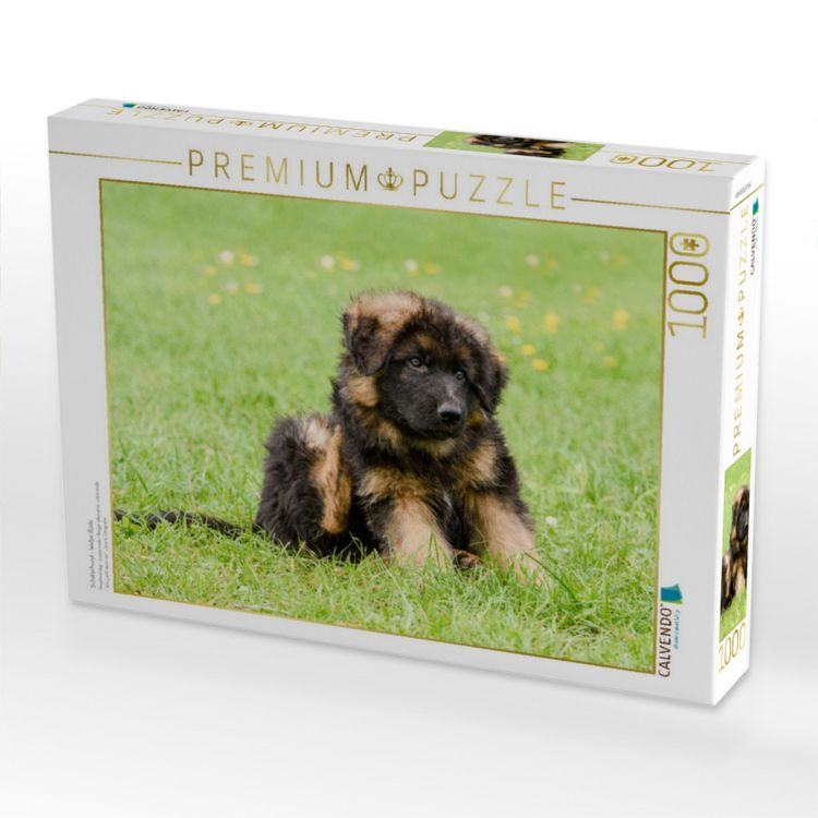 Produktbild: CALVENDO Puzzle Sch&auml;ferhund - Welpe R&uuml;de | 1000 Teile Lege-Gr&ouml;&szlig;e 64x48cm Foto-Puzzle f&uuml;r gl&uuml;ckliche Stunden