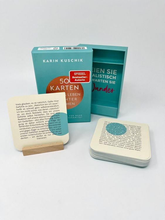 Produktbild: 50 S&auml;tze, die das Leben leichter machen - das Kartenset zum Buch