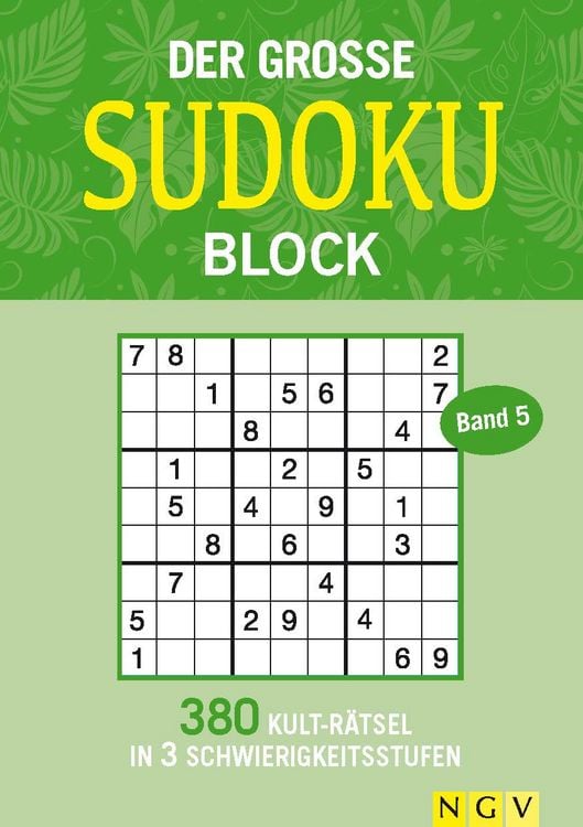 Produktbild: Der gro&szlig;e Sudoku Block Band 5