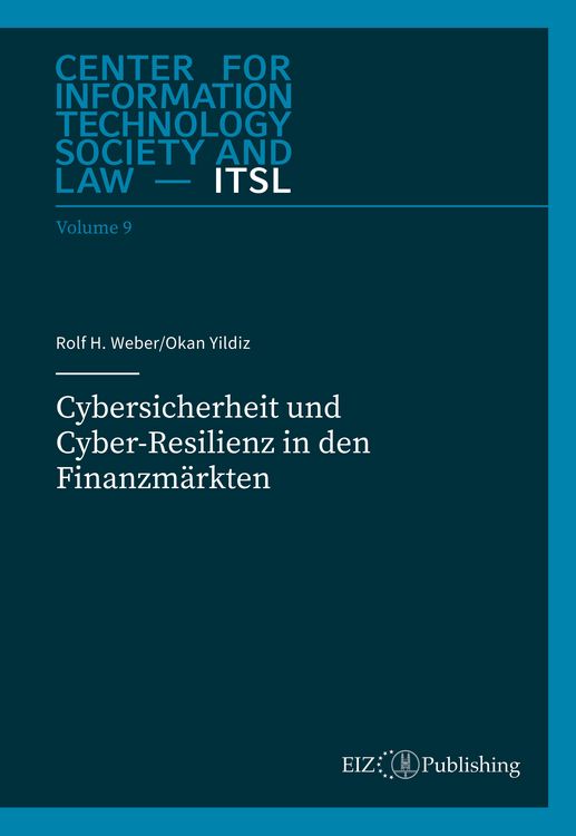 Produktbild: Cybersicherheit und Cyber-Resilienz in den Finanzm&auml;rkten
