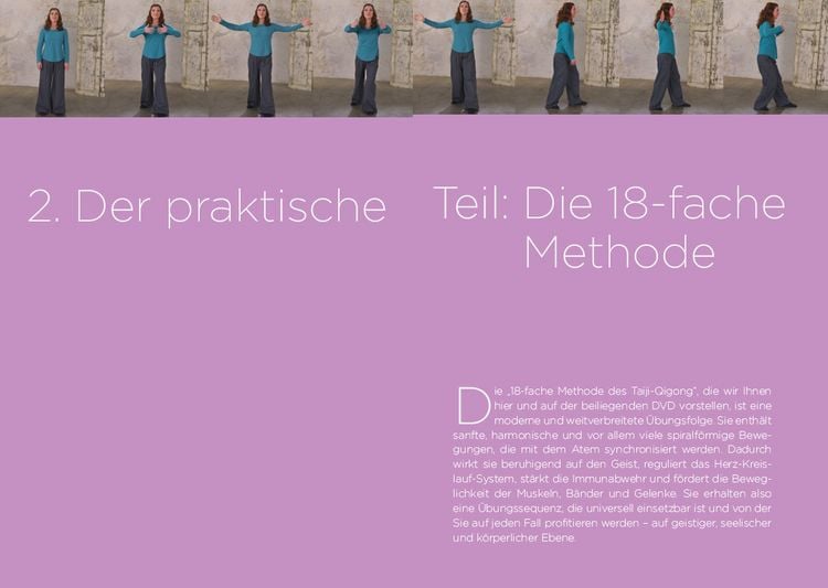Produktbild: Qigong, die universelle 18-fache Methode - Personal Training + DVD. Die weltweit popul&auml;rste &Uuml;bungsfolge. Sehr einfach und sehr wirksam. Ideal auch f&uuml;r Kinder und Senioren