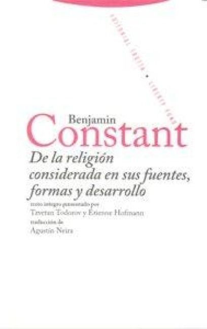 Produktbild: De la Religi&oacute;n Considerada En Sus Fuentes, Formas Y Desarrollo