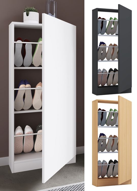 Produktbild: Holz Schuhschrank Schuhkommode Fulisa L