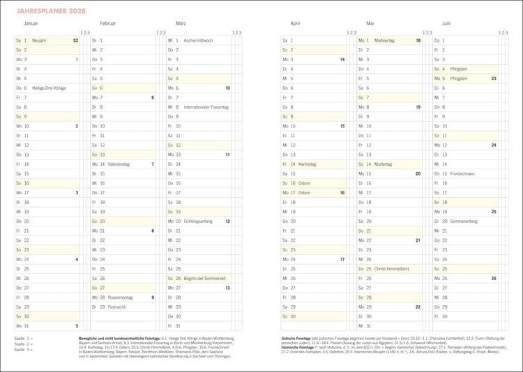 Produktbild: Lady Terminkalender A6 2027