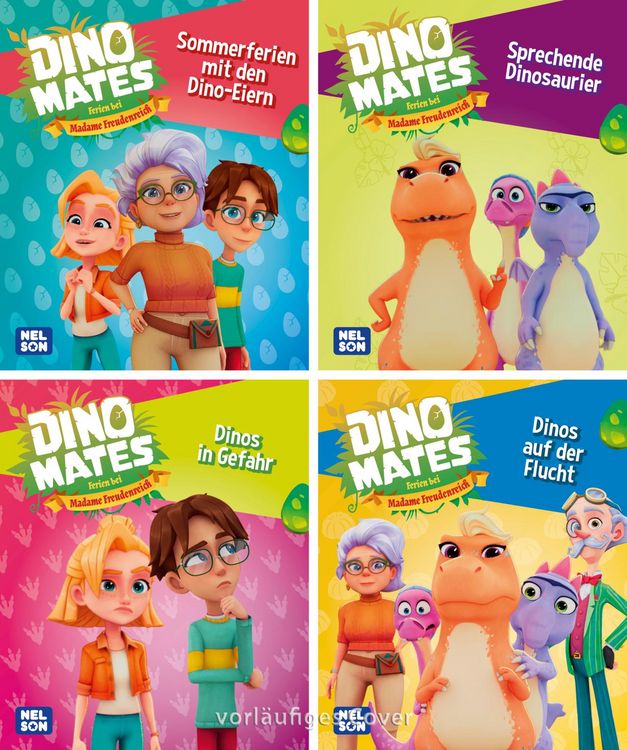 Produktbild: Nelson Mini-B&uuml;cher: 4er Dino Mates 1-4